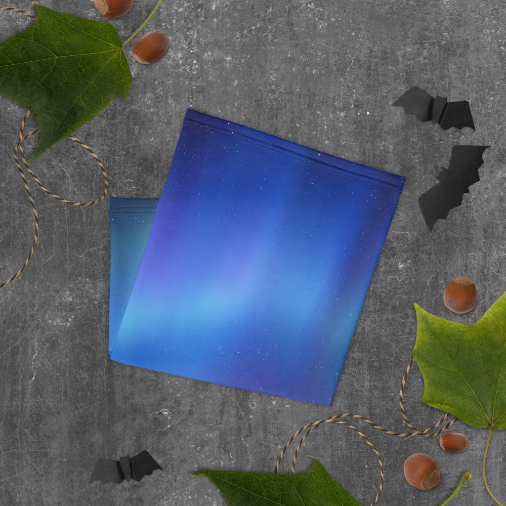 Northern Lights (Sapphire) Finnish Face Mask - alternate view - Very Finnish Problems