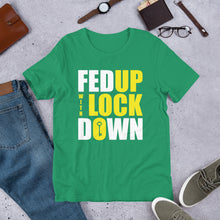 Load image into Gallery viewer, Fed Up with Lockdown Unisex T-Shirt
