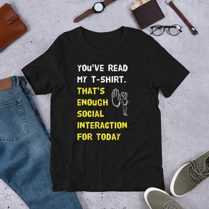 Social Interaction girl Unisex T-Shirt