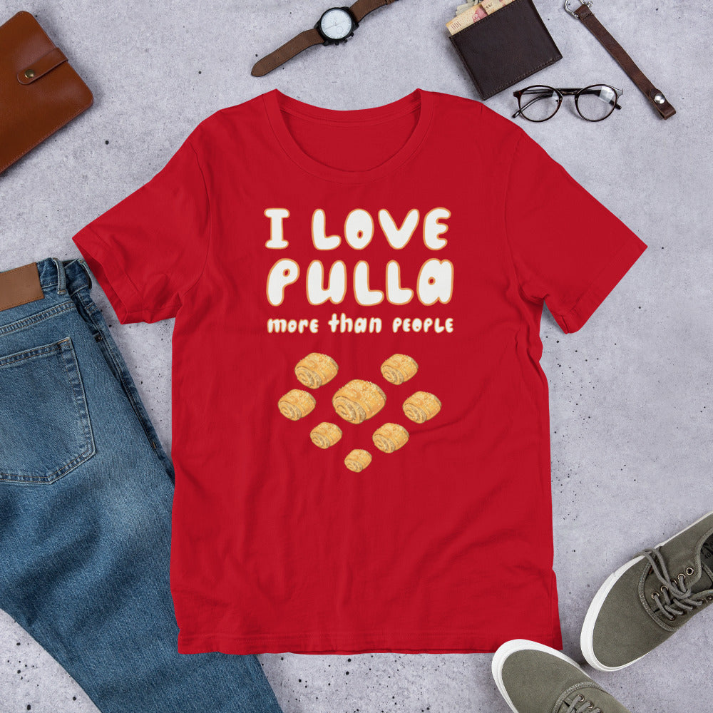 I Love Pulla ♥ Finnish Food T-Shirt - Finnish t-shirt from Very Finnish Problems