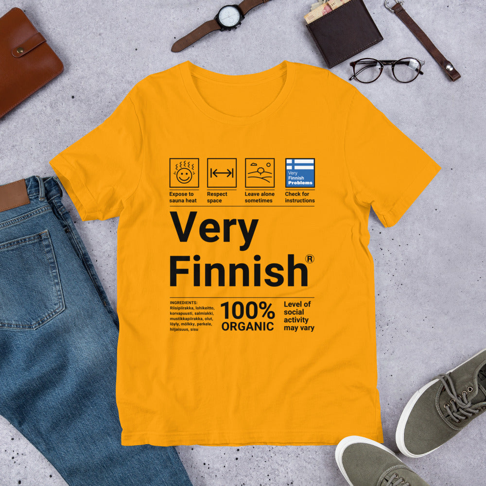 Very Finnish Service Manual Winter T-Shirt - Finnish t-shirt from Very Finnish Problems