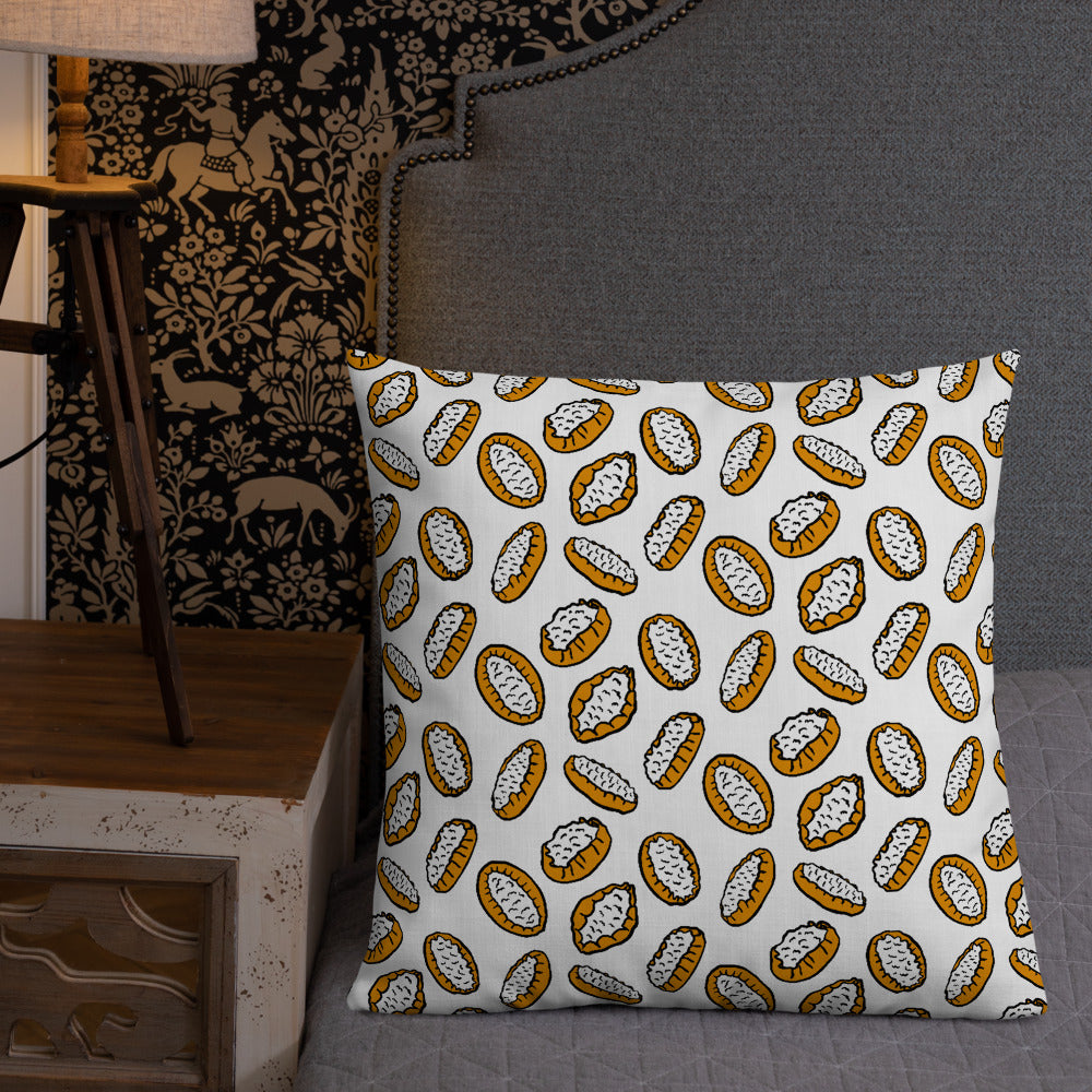Karjalanpiirakka Finnish Food Pillow - Finnish pillow from Very Finnish Problems