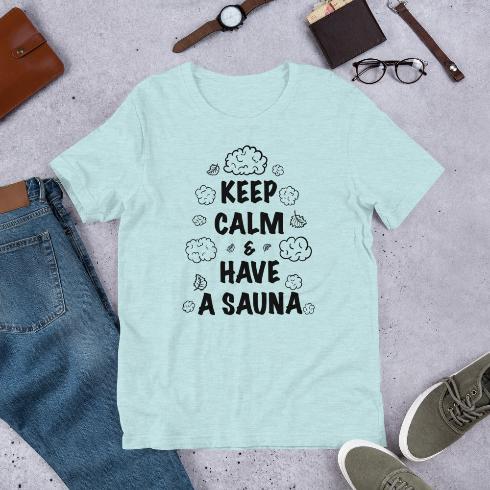 Keep Calm Finnish Sauna T-Shirt - Finnish t-shirt from Very Finnish Problems