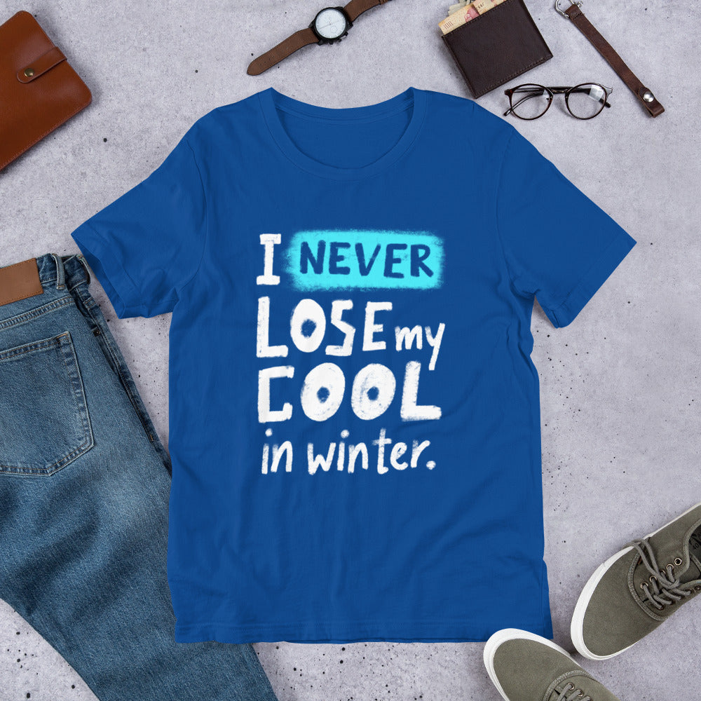Never Lose My Cool Finnish Winter T-Shirt - Finnish t-shirt from Very Finnish Problems