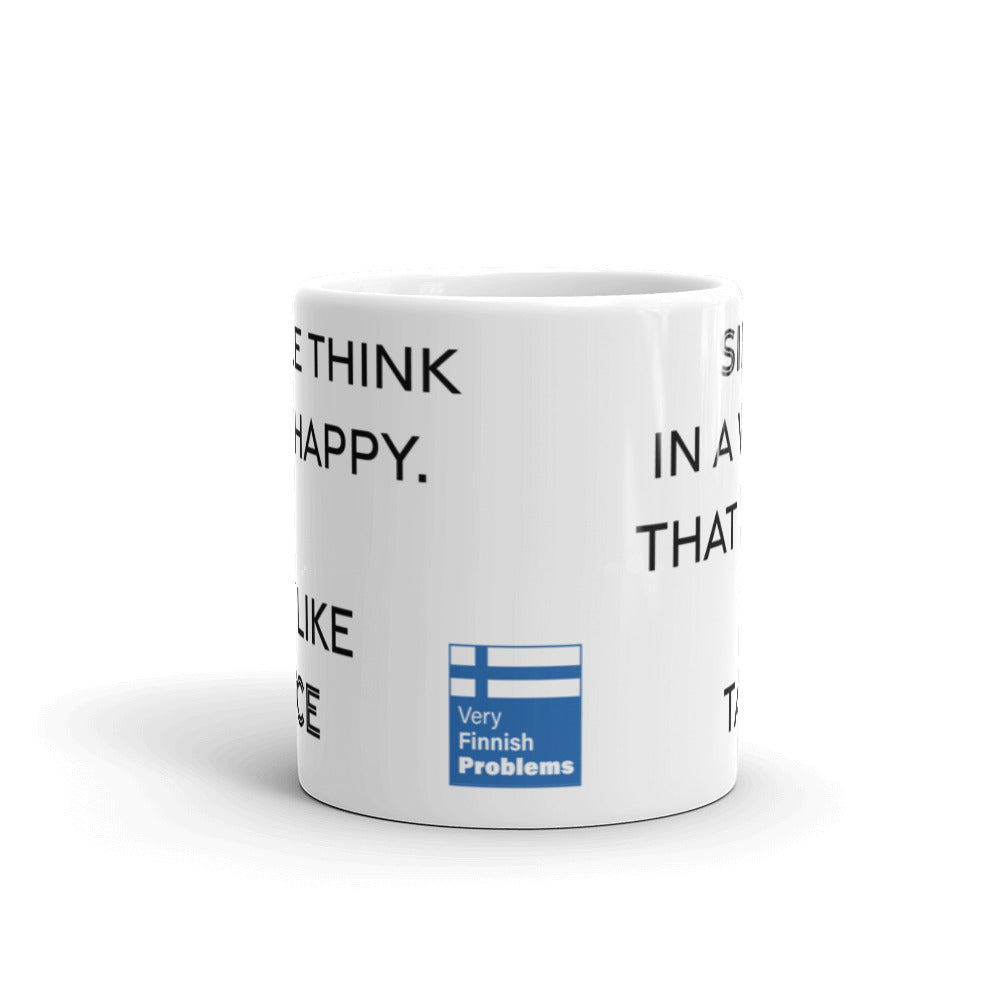 Not Unhappy Just Silent Finnish Introvert Mug - alternate view - Very Finnish Problems