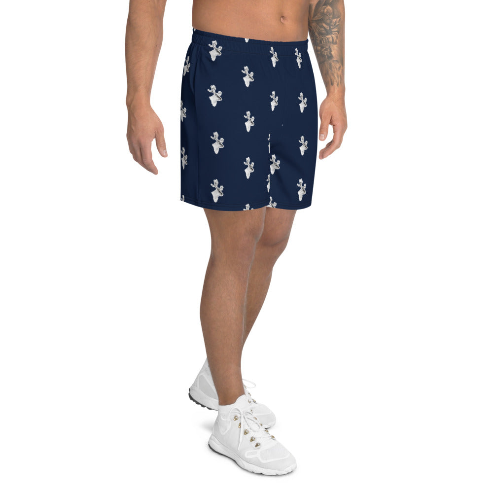 Reindeer Athletic Long Finnish Nature Men's Shorts - alternate view - Very Finnish Problems