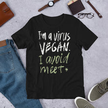 Load image into Gallery viewer, Virus Vegan Unisex T-Shirt
