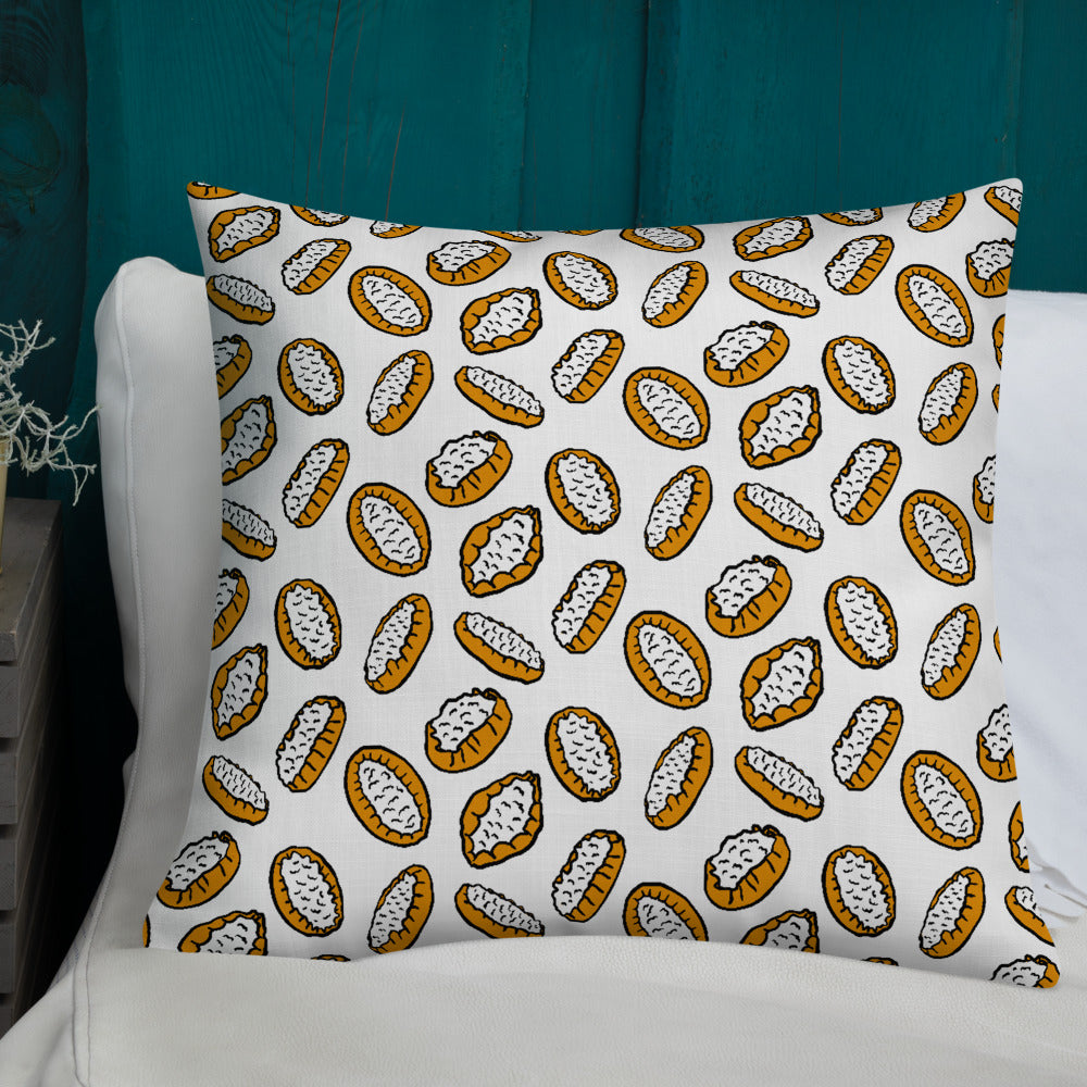 Karjalanpiirakka Finnish Food Pillow - Finnish pillow from Very Finnish Problems