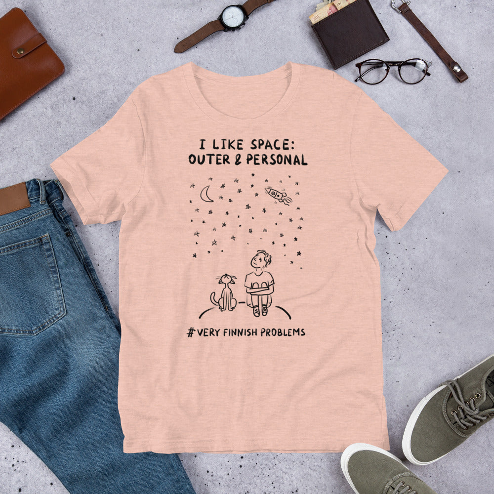 Outer & Personal Space Finnish Introvert T-Shirt - Finnish t-shirt from Very Finnish Problems