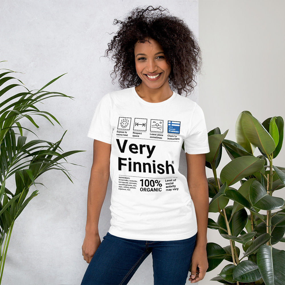 Very Finnish Service Manual Winter T-Shirt - Finnish t-shirt from Very Finnish Problems