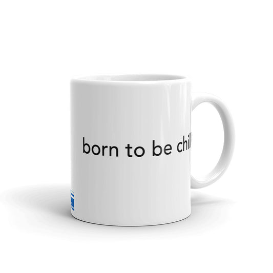 Born to Be Chill Finnish Humour Mug - alternate view - Very Finnish Problems