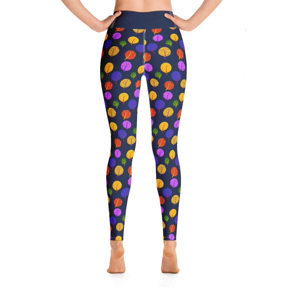 Autumn Yoga Finnish Nature Leggings - Finnish leggings from Very Finnish Problems