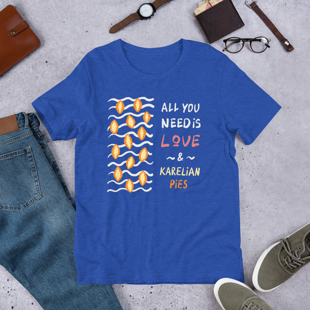 All You Need is... Karelian Pies Finnish T-Shirt - alternate view - Very Finnish Problems