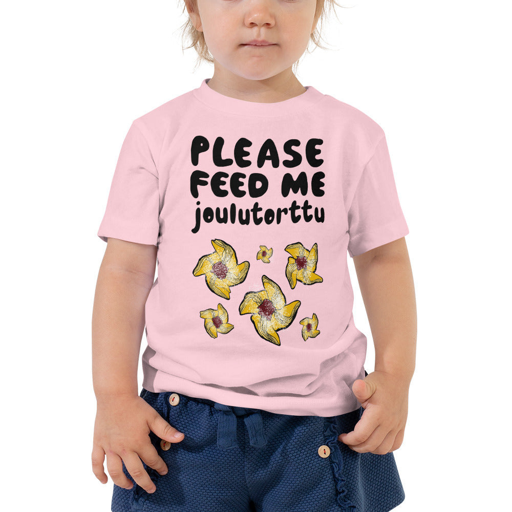 Feed me Joulutorttu Finnish Toddler Tee - Finnish toddler tee from Very Finnish Problems