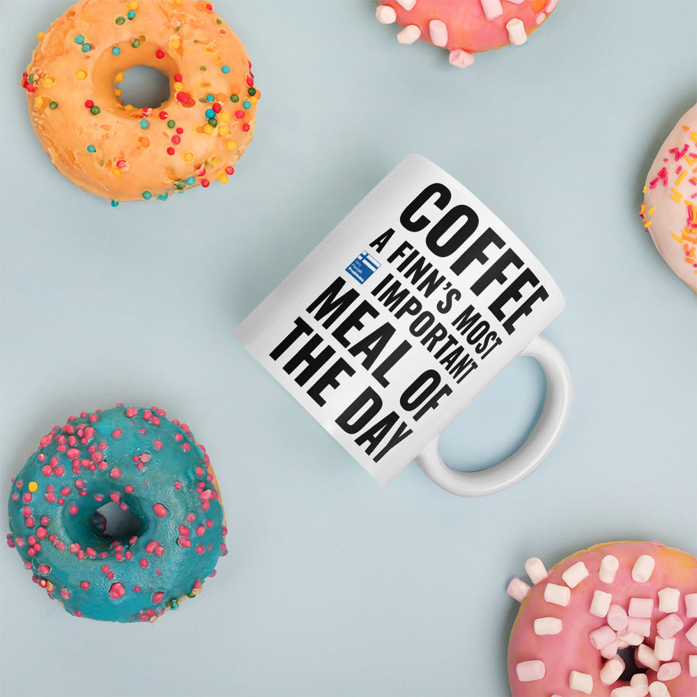 Coffee Meal of the Day Finnish Lifestyle Mug - Very Finnish Problems official mug