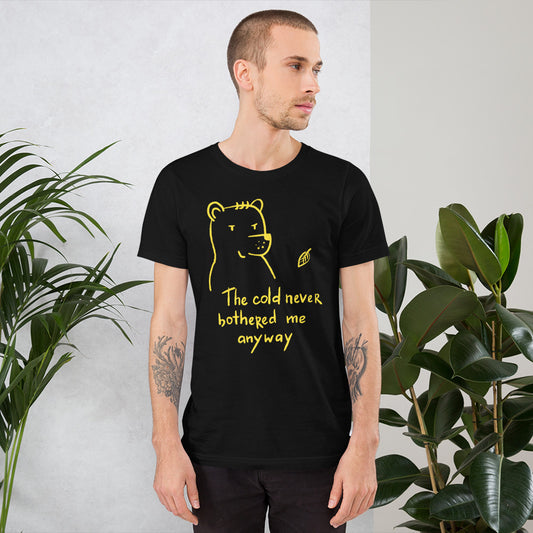 The cold never bothered me Finnish Nature T-Shirt - alternate view - Very Finnish Problems
