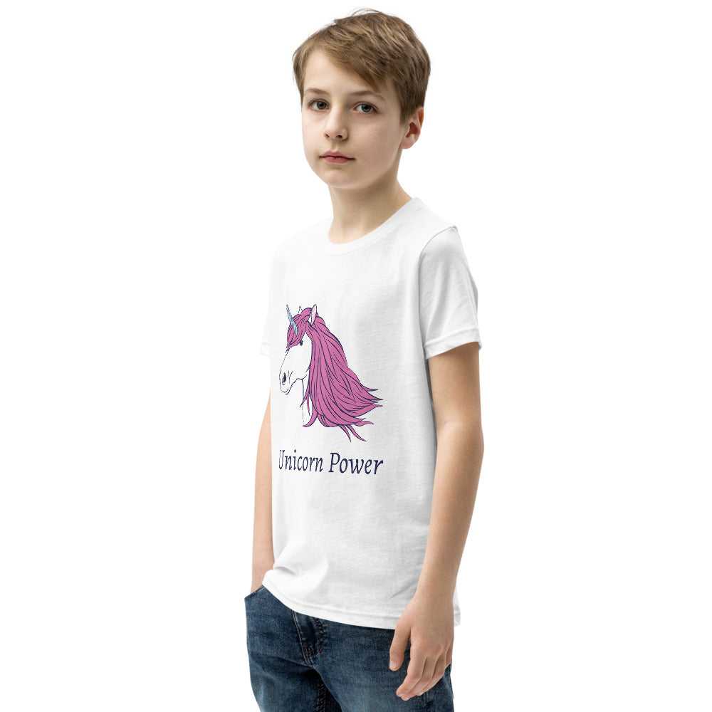 Unicorn Power Finnish Humour Youth T-Shirt - Finnish youth t-shirt from Very Finnish Problems
