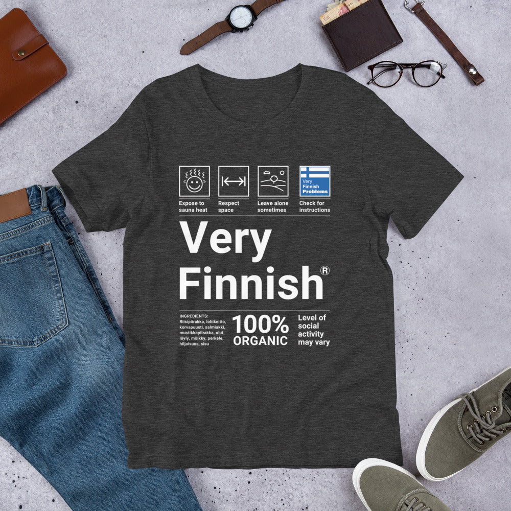 Very Finnish Service Manual Winter T-Shirt - Finnish t-shirt from Very Finnish Problems