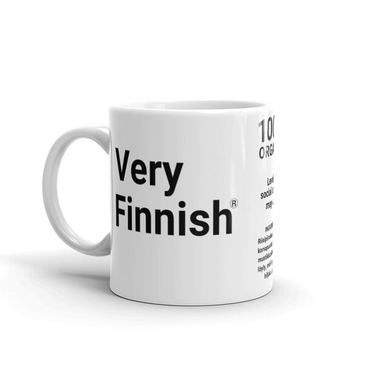 Very Finnish Service Manual Winter Mug - Very Finnish Problems official mug