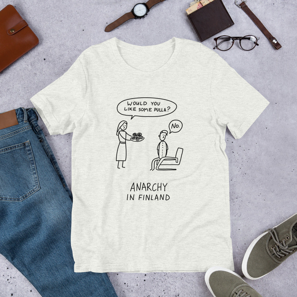 No Pulla Finnish Food T-Shirt - Finnish t-shirt from Very Finnish Problems