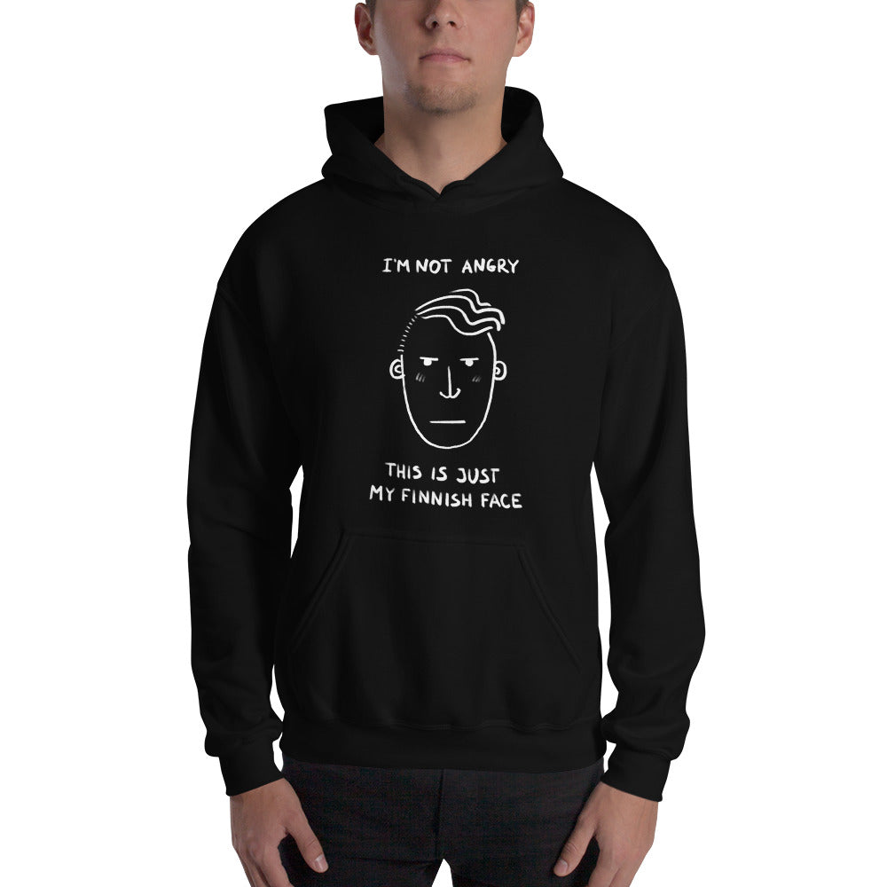 Finnish Face Humour Men's Hoodie - Very Finnish Problems official hoodie