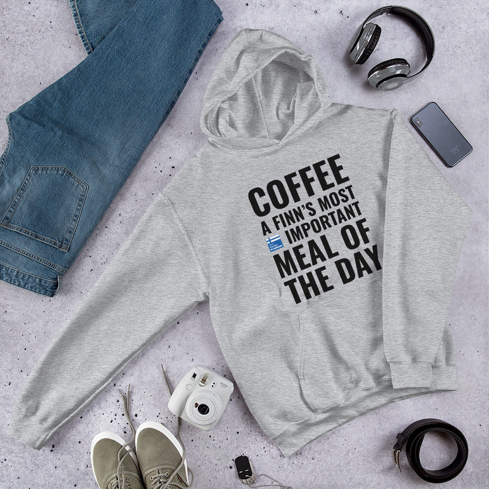 Coffee Meal of the Day Finnish Lifestyle Hoodie - Finnish hoodie from Very Finnish Problems