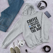 Load image into Gallery viewer, Coffee Meal of the Day Unisex Hoodie
