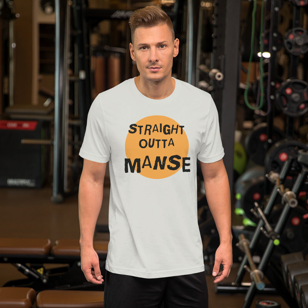 Straight Outta Manse Finnish Culture T-Shirt - alternate view - Very Finnish Problems