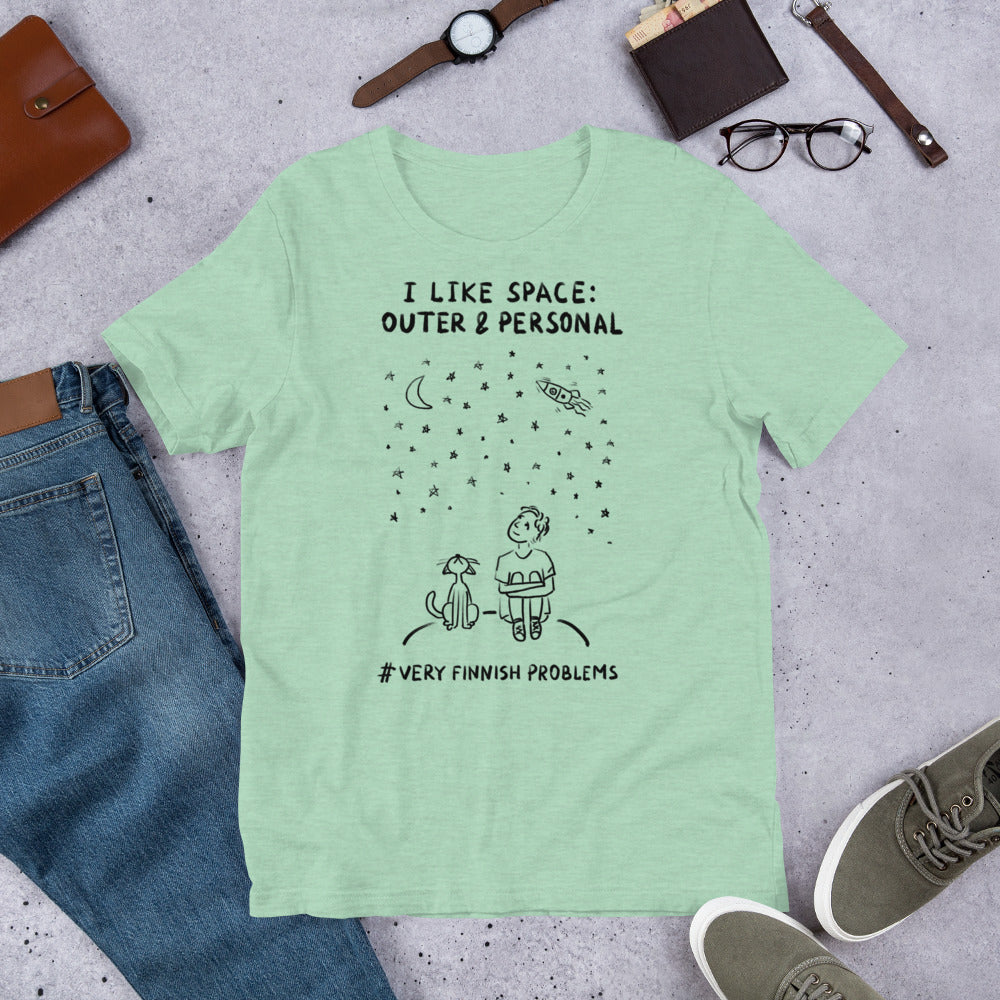 Outer & Personal Space Finnish Introvert T-Shirt - Finnish t-shirt from Very Finnish Problems