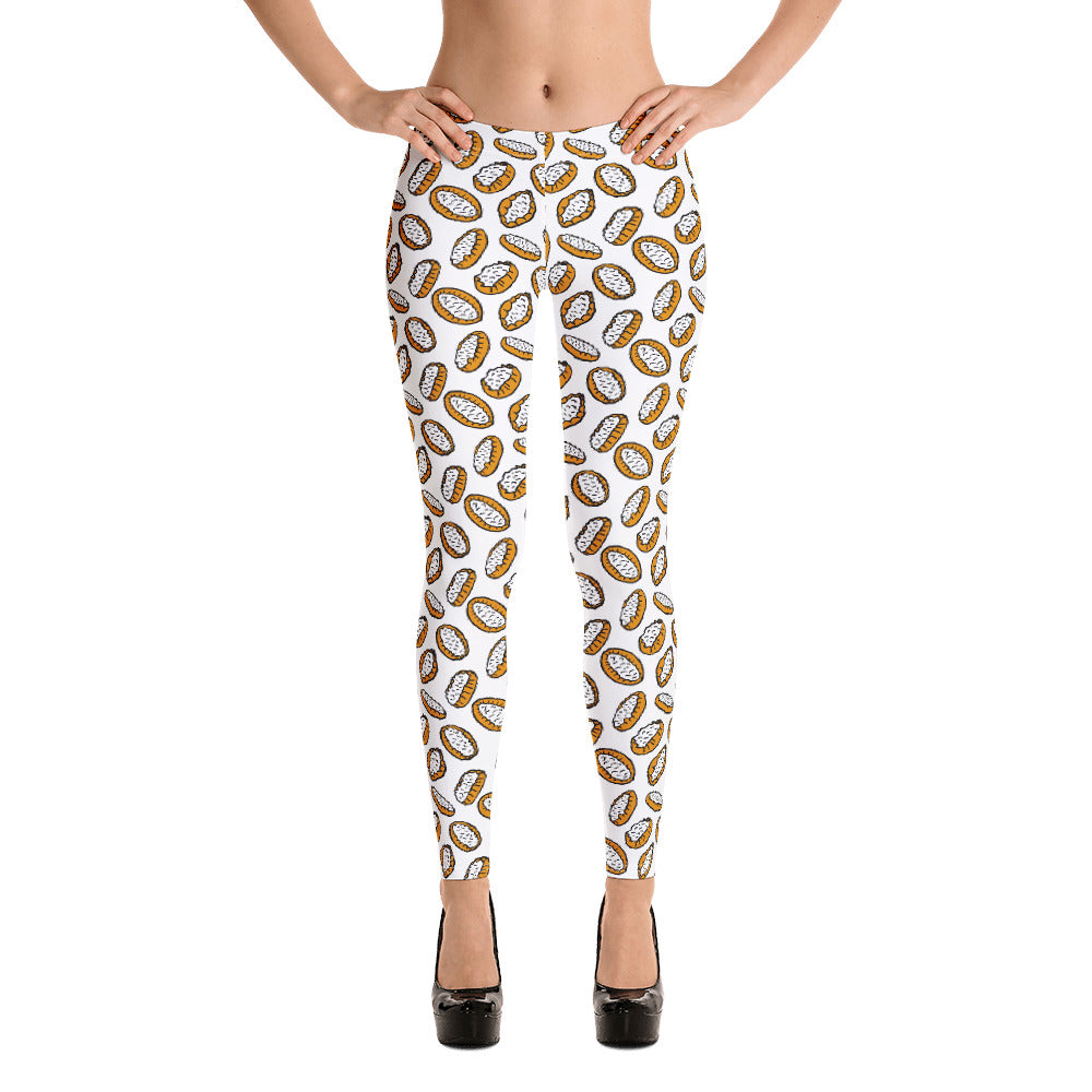 Karelian Pies Finnish Food Leggings - Finnish leggings from Very Finnish Problems