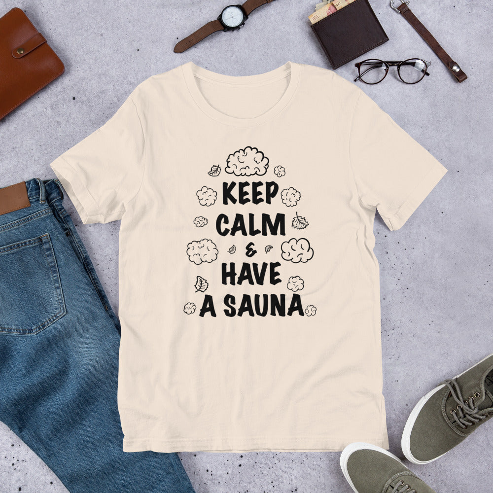Keep Calm Finnish Sauna T-Shirt - Finnish t-shirt from Very Finnish Problems