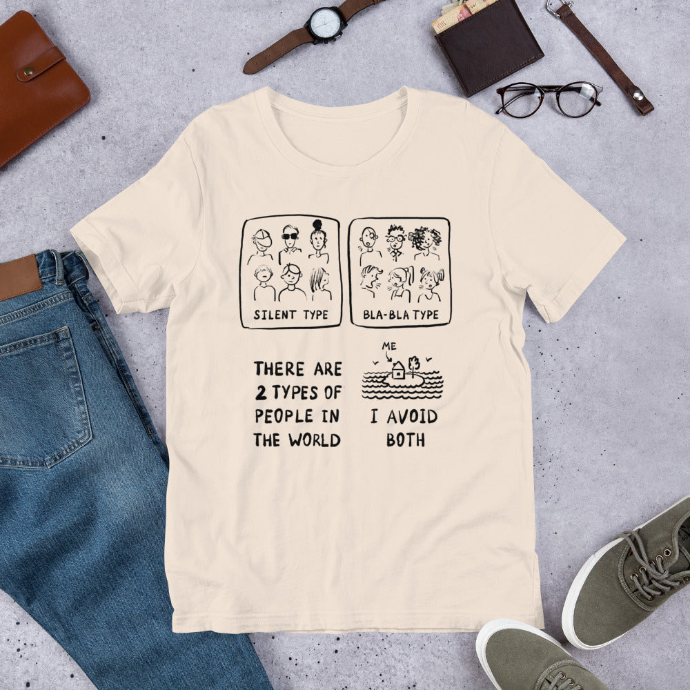 Two Types of People I Finnish Introvert T-Shirt - Finnish t-shirt from Very Finnish Problems