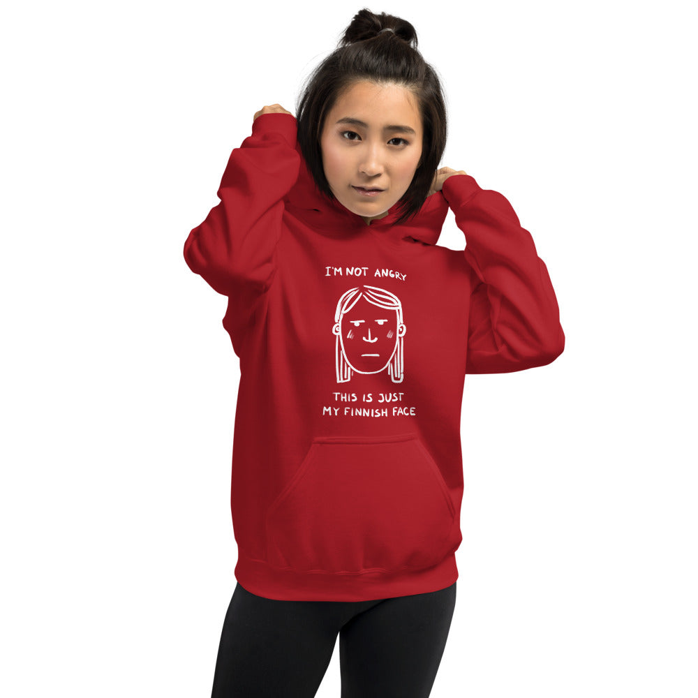 Finnish Face Humour Women's Hoodie - alternate view - Very Finnish Problems