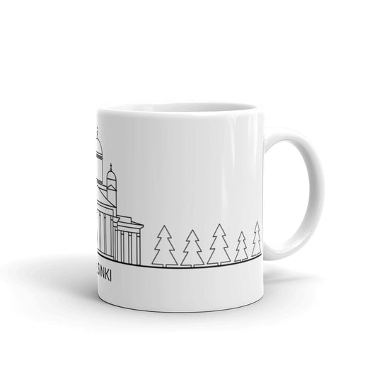 Helsinki Skyline Finnish Culture Mug - alternate view - Very Finnish Problems