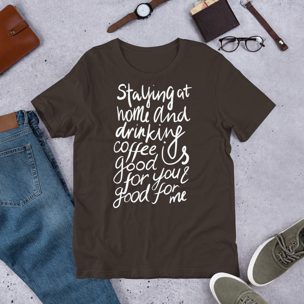 Coffee is good for you + me Finnish T-Shirt - Finnish t-shirt from Very Finnish Problems