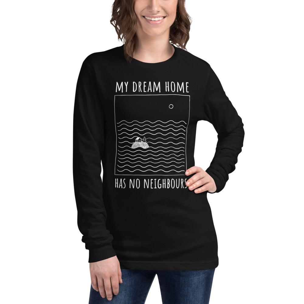 My dream home has no Finnish Long Sleeve Tee - Very Finnish Problems official long sleeve tee