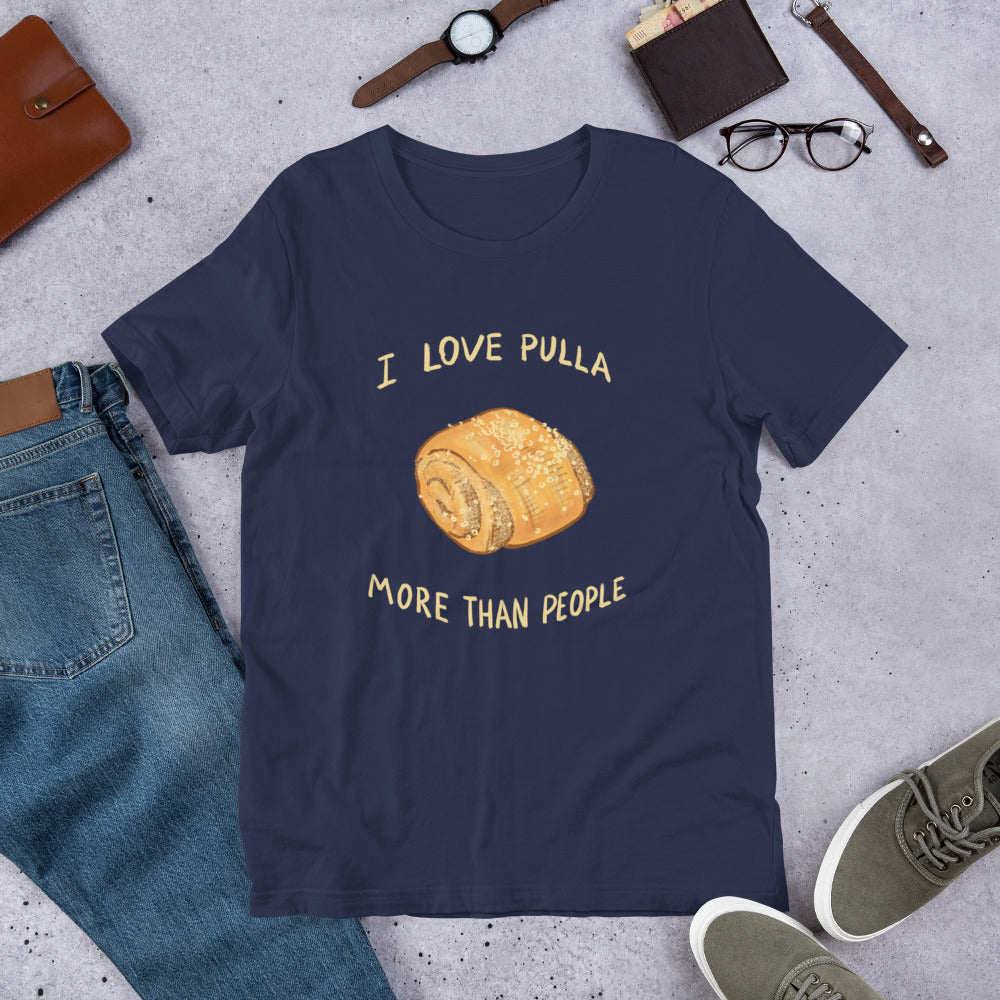 I Love Pulla Finnish Food T-Shirt - Finnish t-shirt from Very Finnish Problems