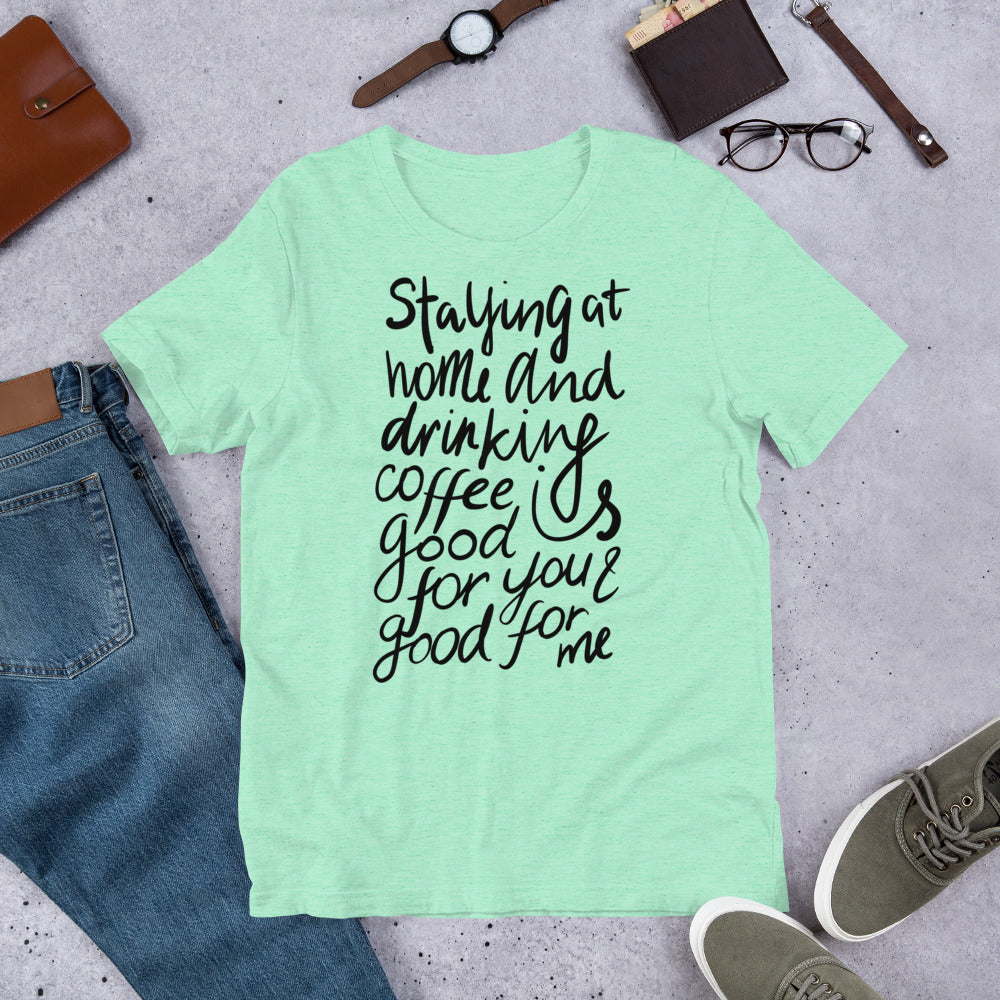 Coffee is good for you + me Finnish T-Shirt - Finnish t-shirt from Very Finnish Problems