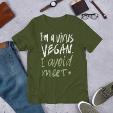Load image into Gallery viewer, Virus Vegan Unisex T-Shirt
