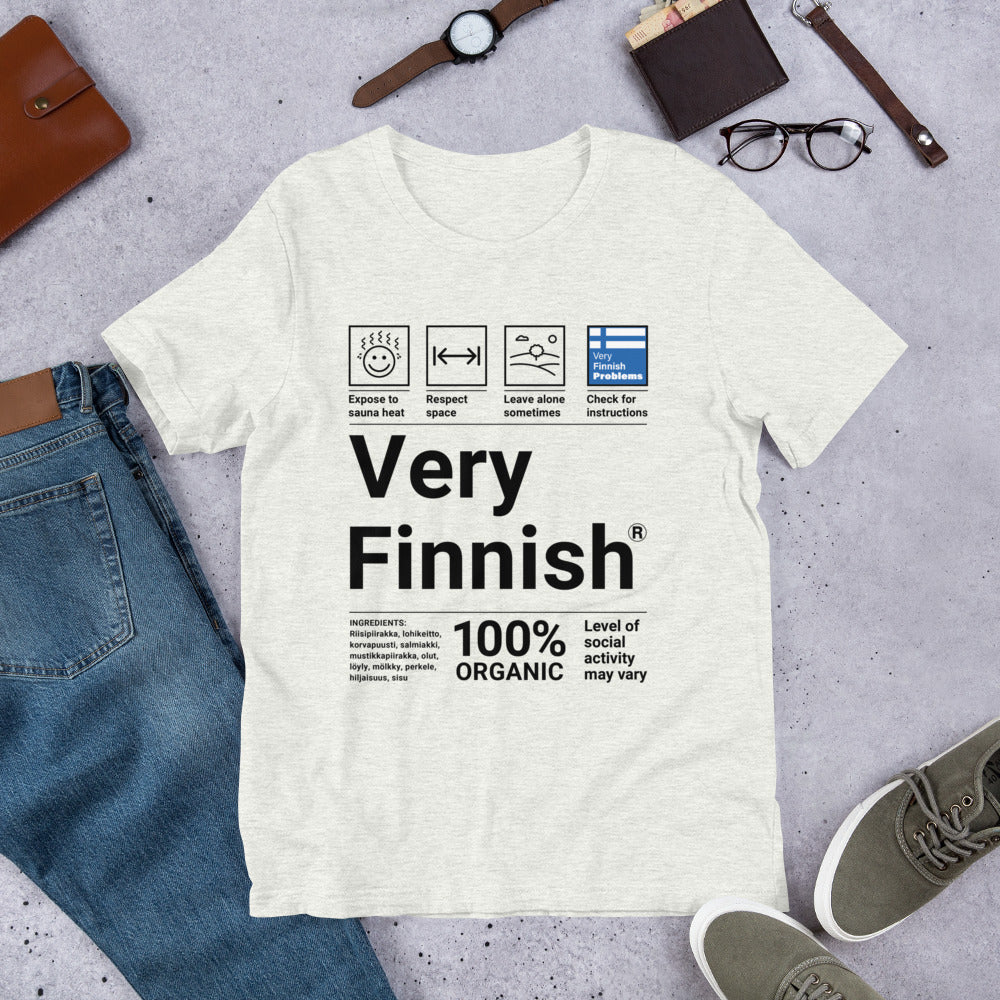 Very Finnish Service Manual Winter T-Shirt - Finnish t-shirt from Very Finnish Problems