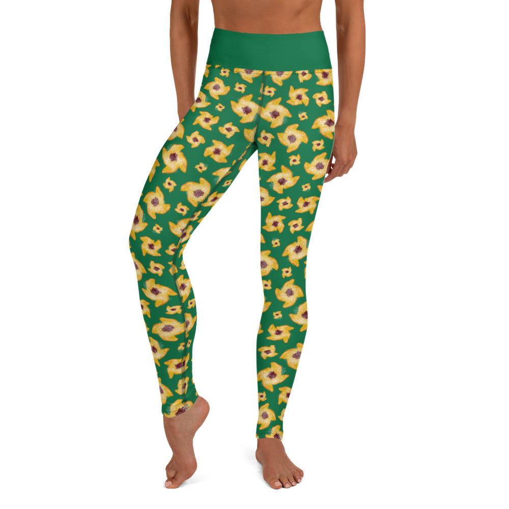 Joulutorttu Yoga Finnish Holiday Leggings - alternate view - Very Finnish Problems