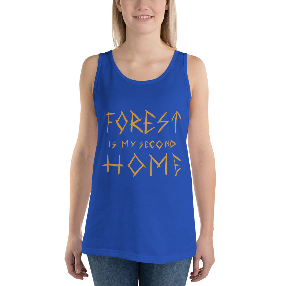 Forest is My Second Home Tank Top Finnish T-Shirt - Finnish t-shirt from Very Finnish Problems