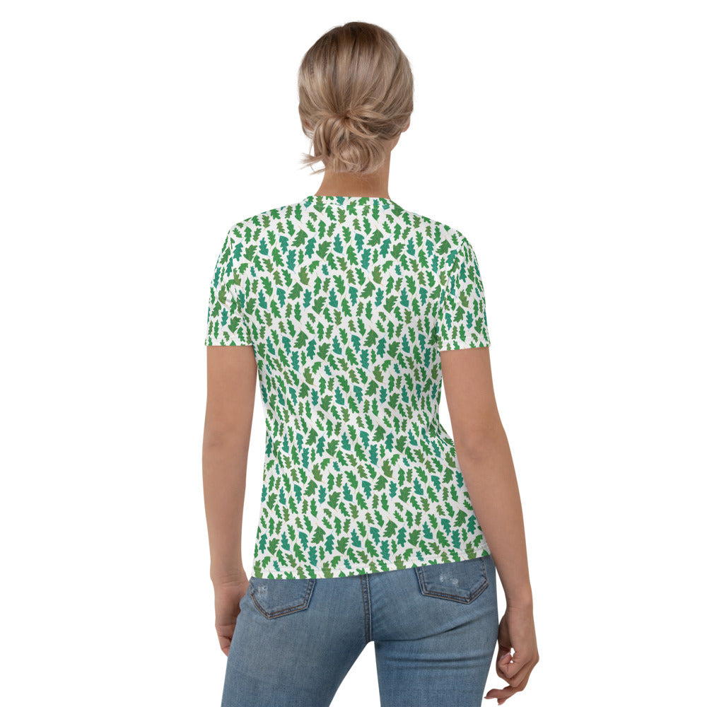 Forest Leaves Finnish Nature Women's T-Shirt - alternate view - Very Finnish Problems