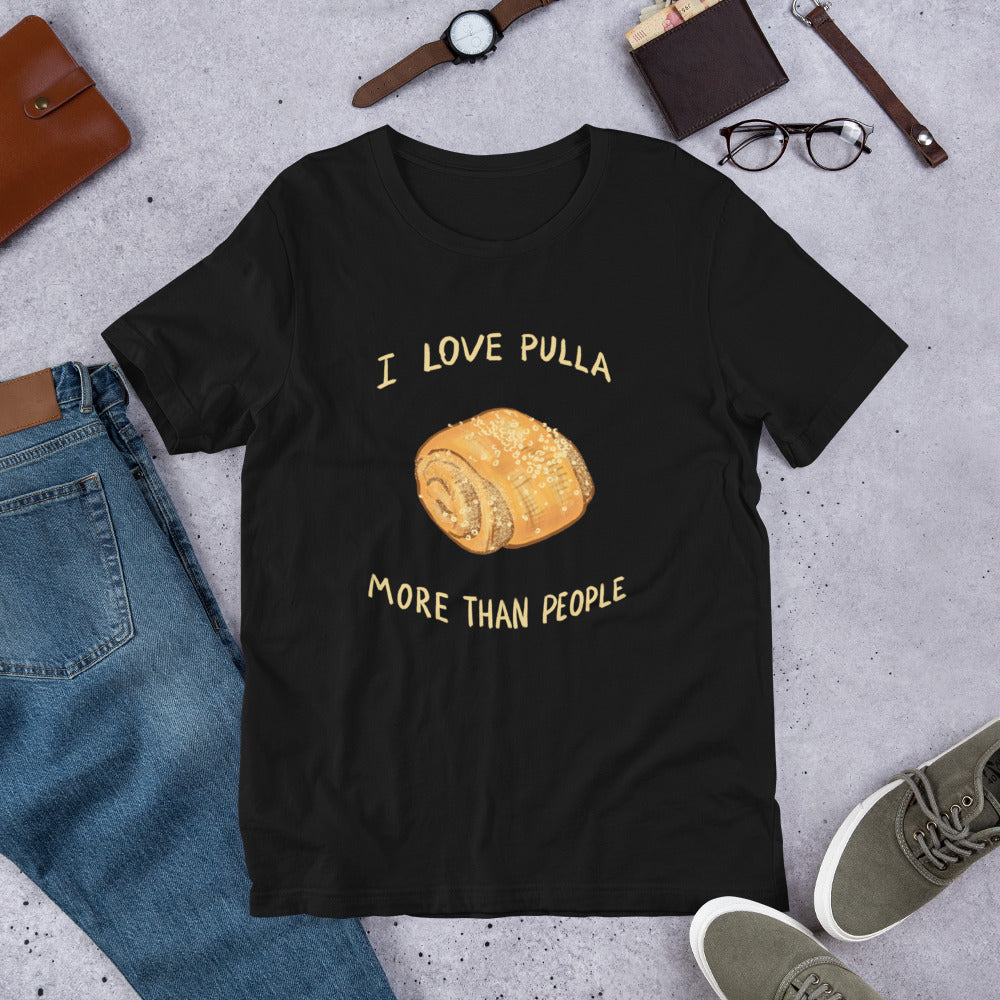 I Love Pulla Finnish Food T-Shirt - Finnish t-shirt from Very Finnish Problems