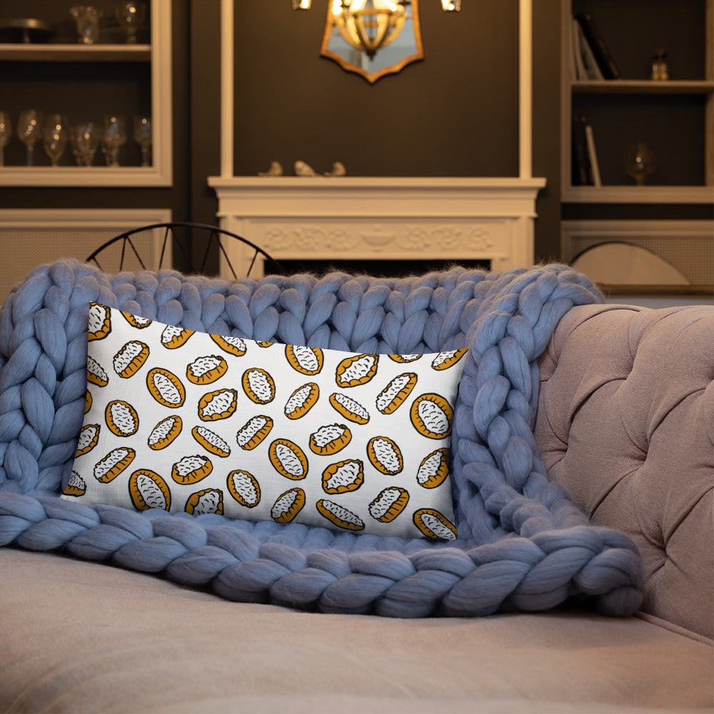 Karjalanpiirakka Finnish Food Pillow - Finnish pillow from Very Finnish Problems