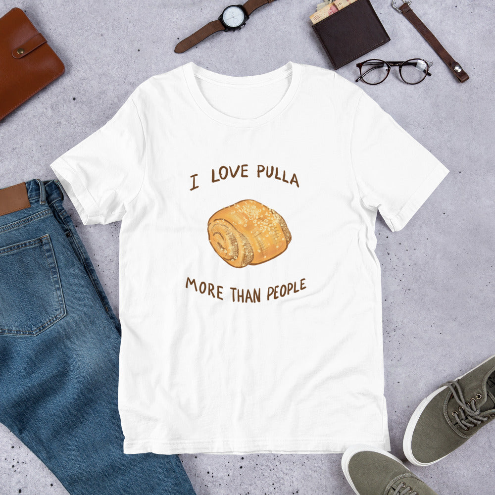 I Love Pulla Finnish Food T-Shirt - alternate view - Very Finnish Problems