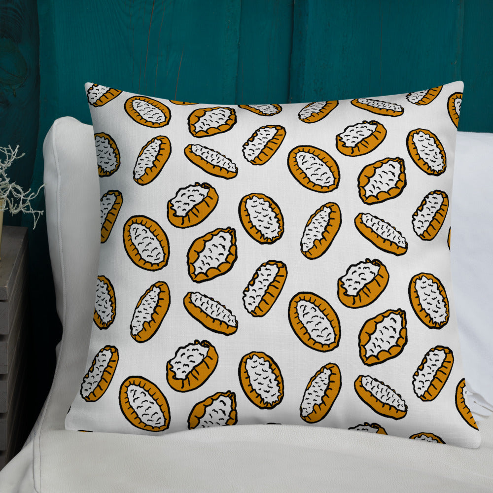 Karjalanpiirakka Finnish Food Pillow - Finnish pillow from Very Finnish Problems