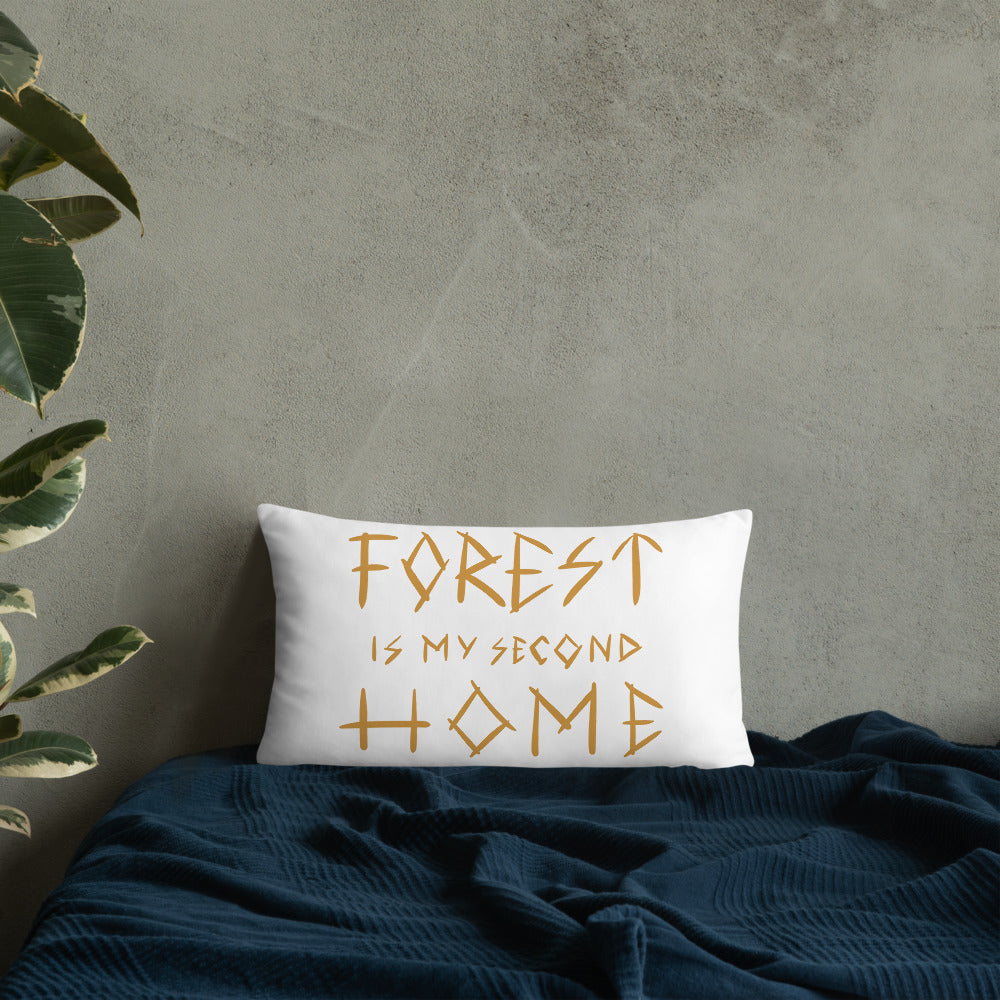 Forest is my 2nd Home Basic Pillow - Finnish home furnishing from Very Finnish Problems
