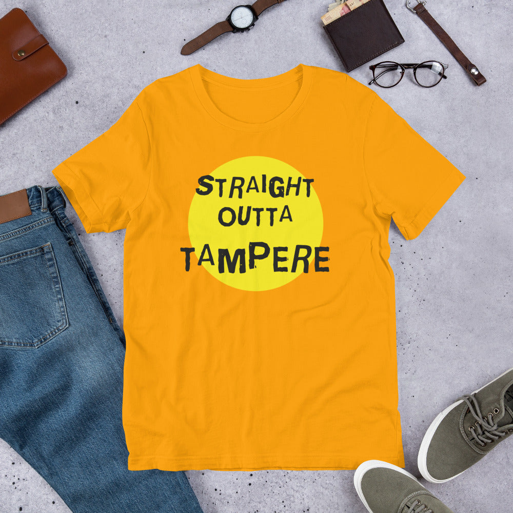 Straight Outta Tampere Finnish Culture T-Shirt - Finnish t-shirt from Very Finnish Problems