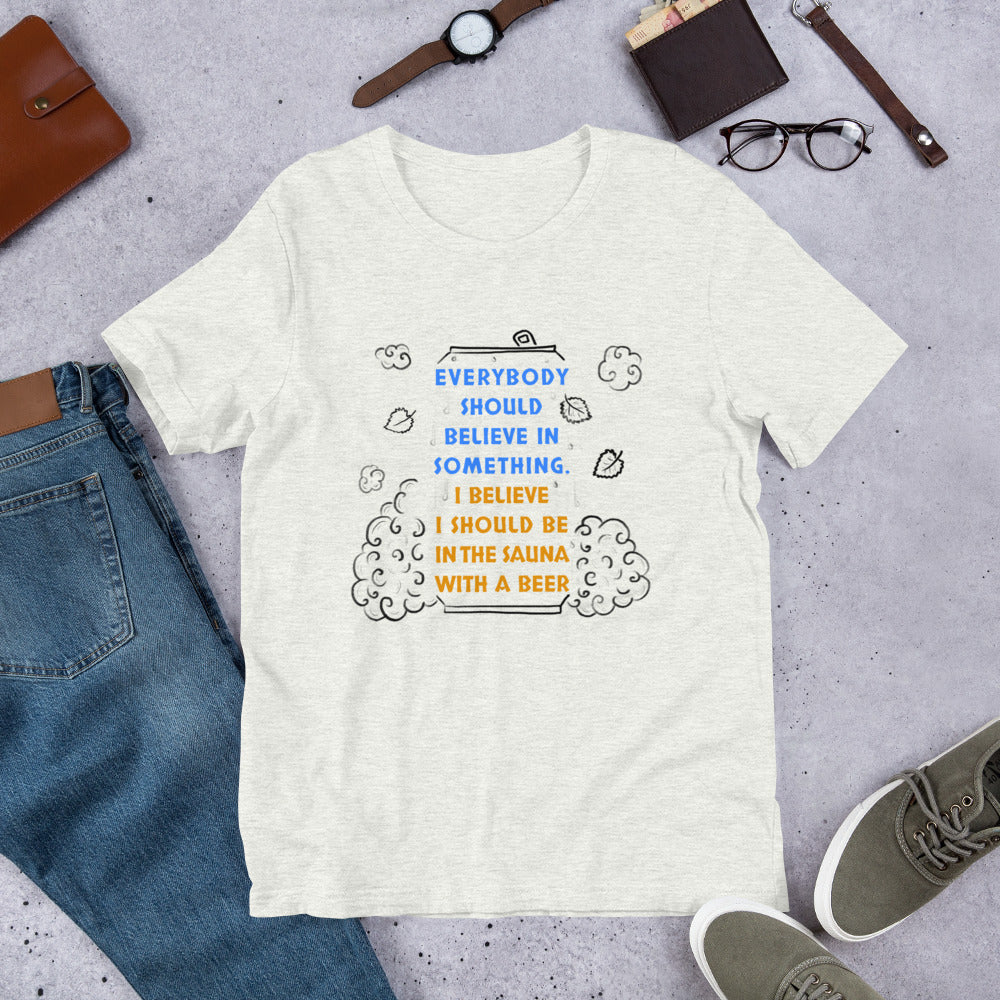Everyone Should Believe Unisex T-Shirt - Finnish t-shirt from Very Finnish Problems